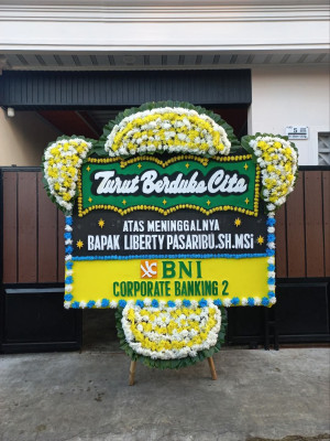 Papan Bunga Duka di Kemanggisan